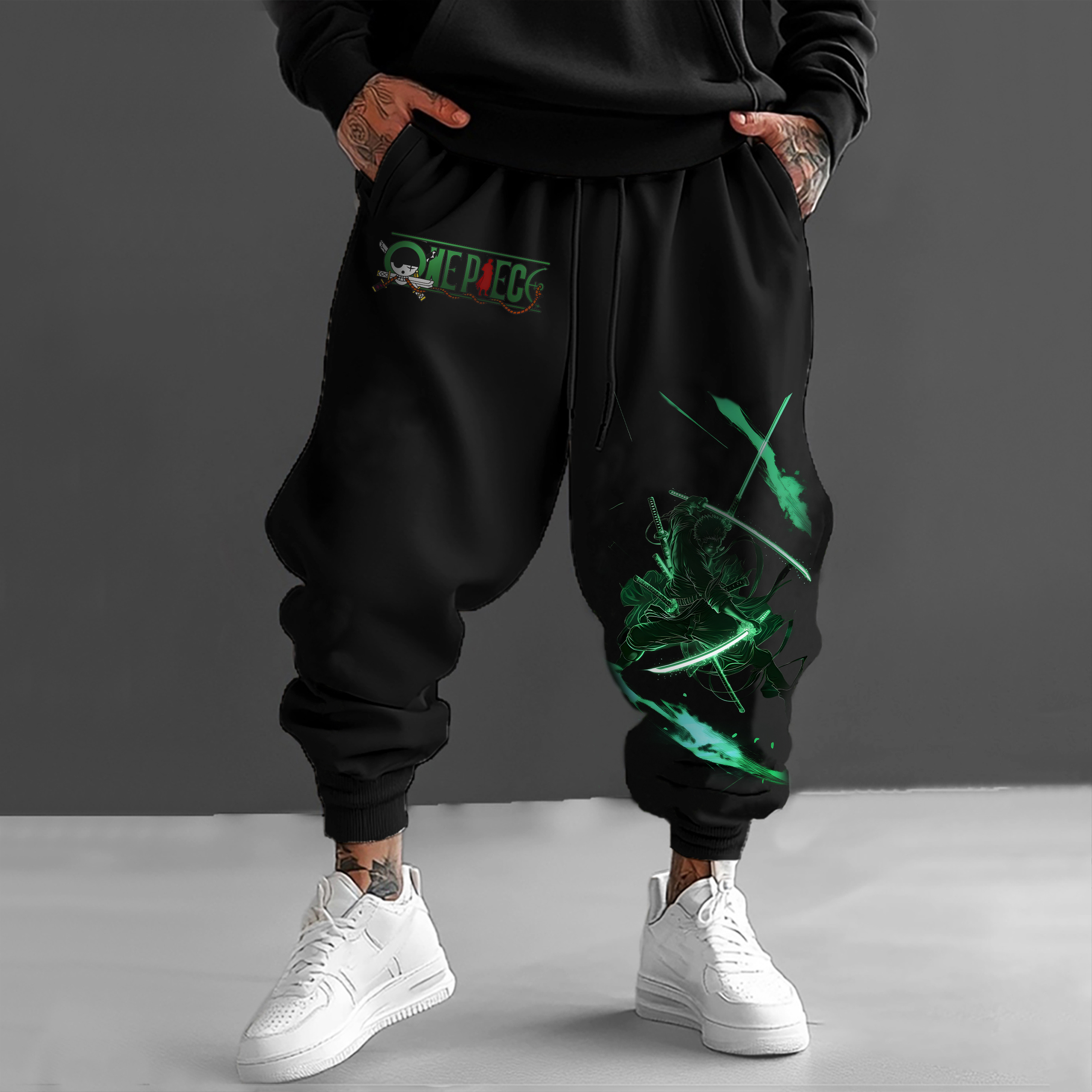 Unisex Casual Anime Streetwear Pants  