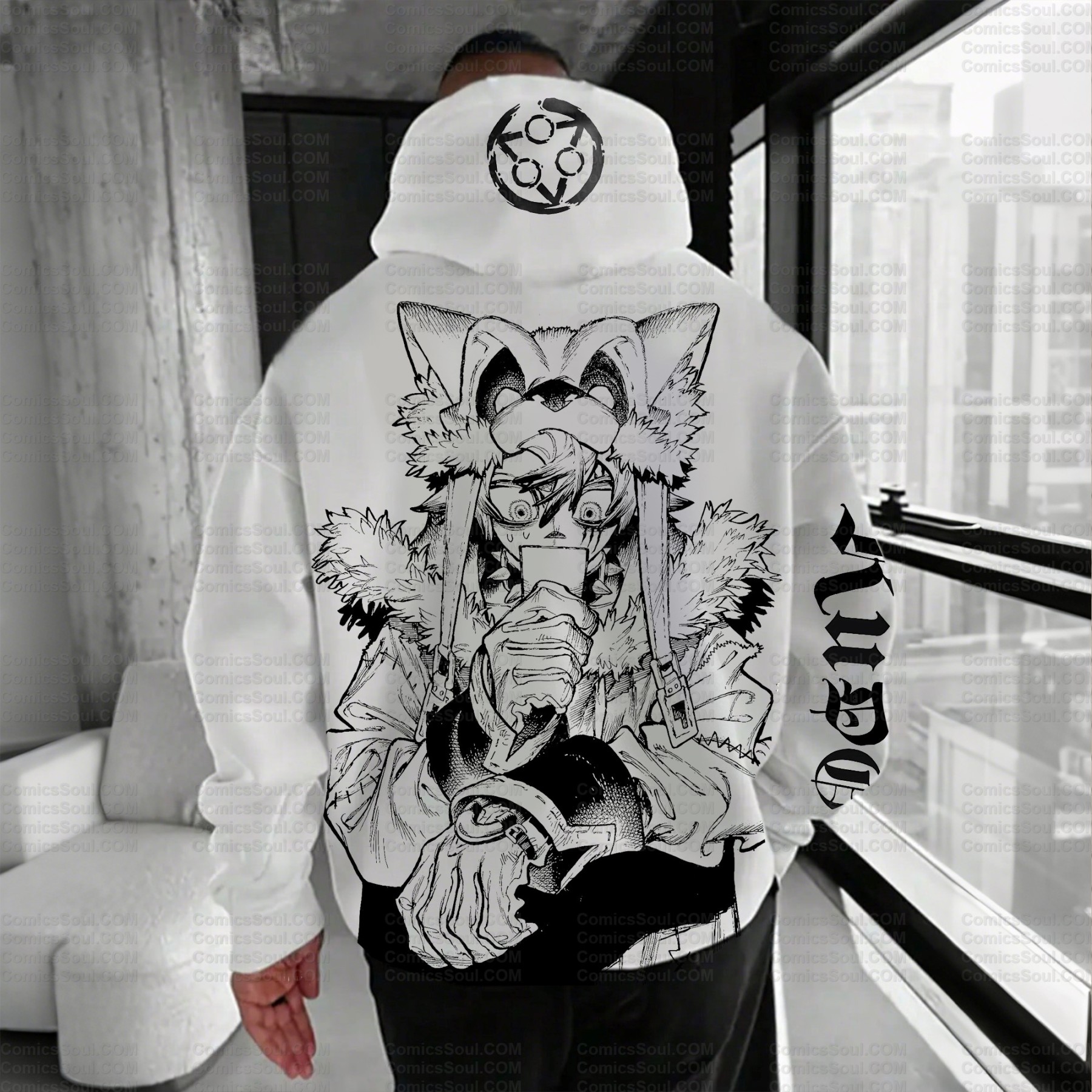 Unisex Graphic Streetwear Vintage Plush Hoodie