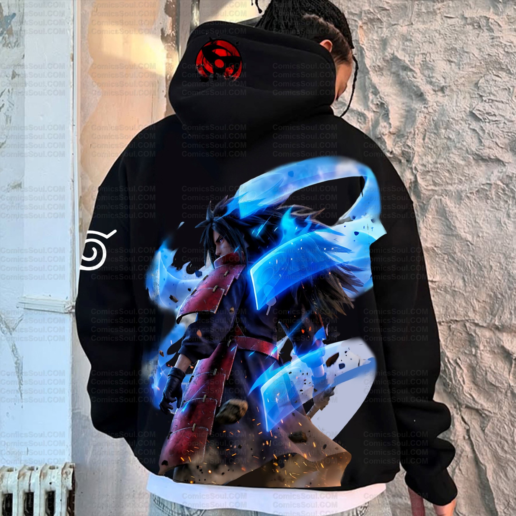 Unisex Graphic Streetwear Vintage Plush Hoodie