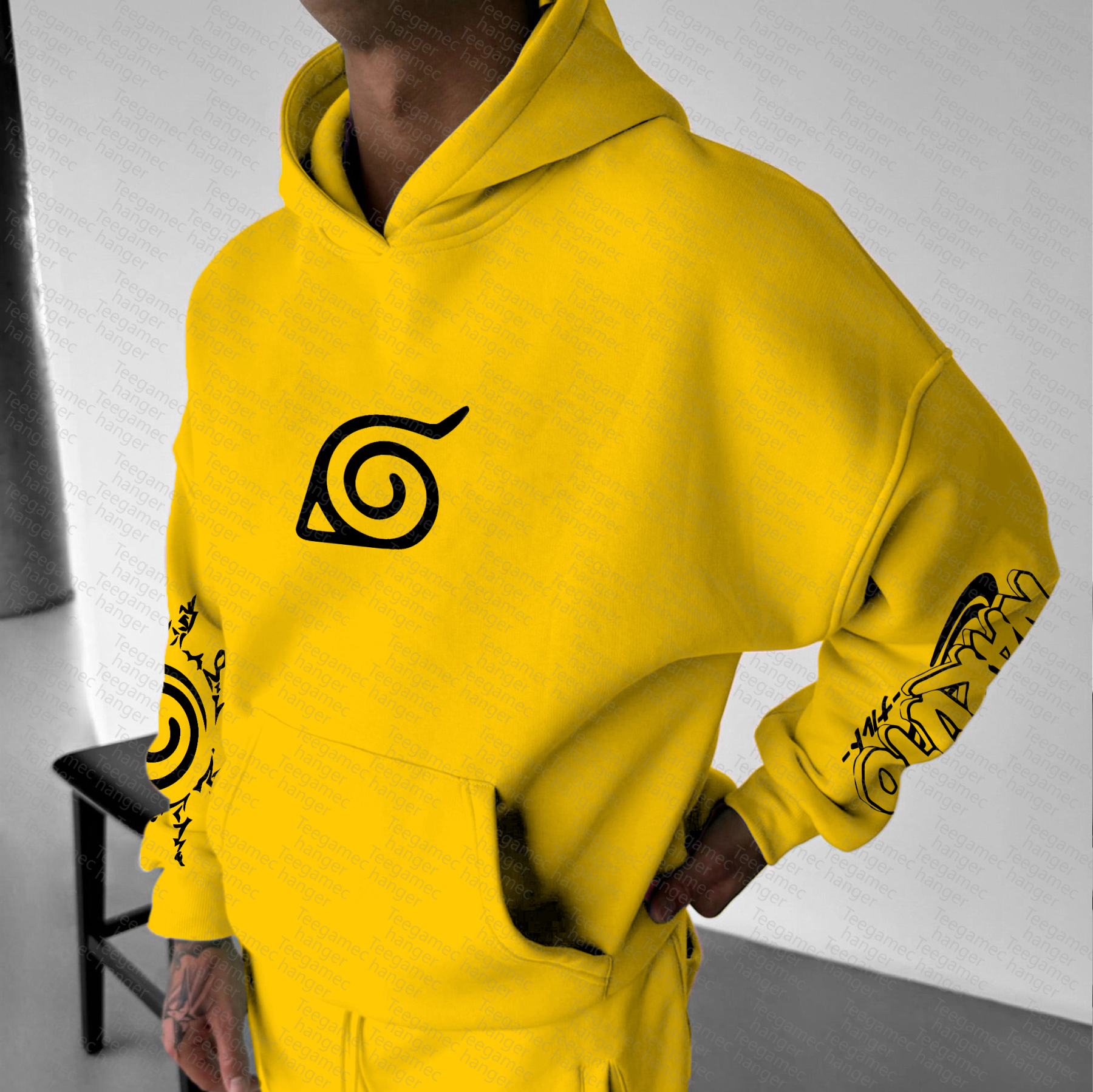 Unisex “NARUTO” Anime Graphic Streetwear Vintage Hoodie