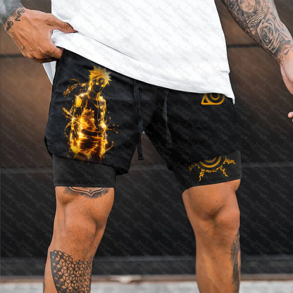 Unisex Casual Anime Streetwear Gym Shorts