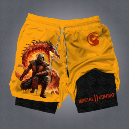 Unisex  “Mortal Kombat” Casual   Streetwear Shorts