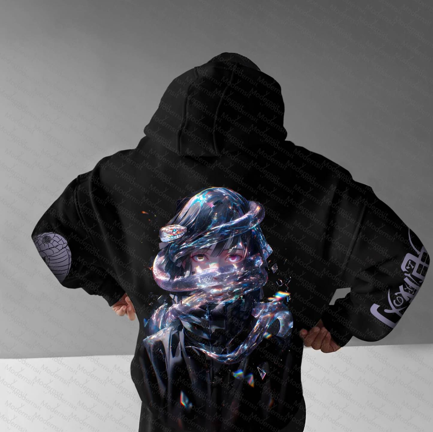 Unisex “Demon Slayer” Anime Graphic Streetwear Vintage Hoodie