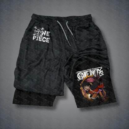 Unisex Casual Anime Streetwear Shorts | One Piece