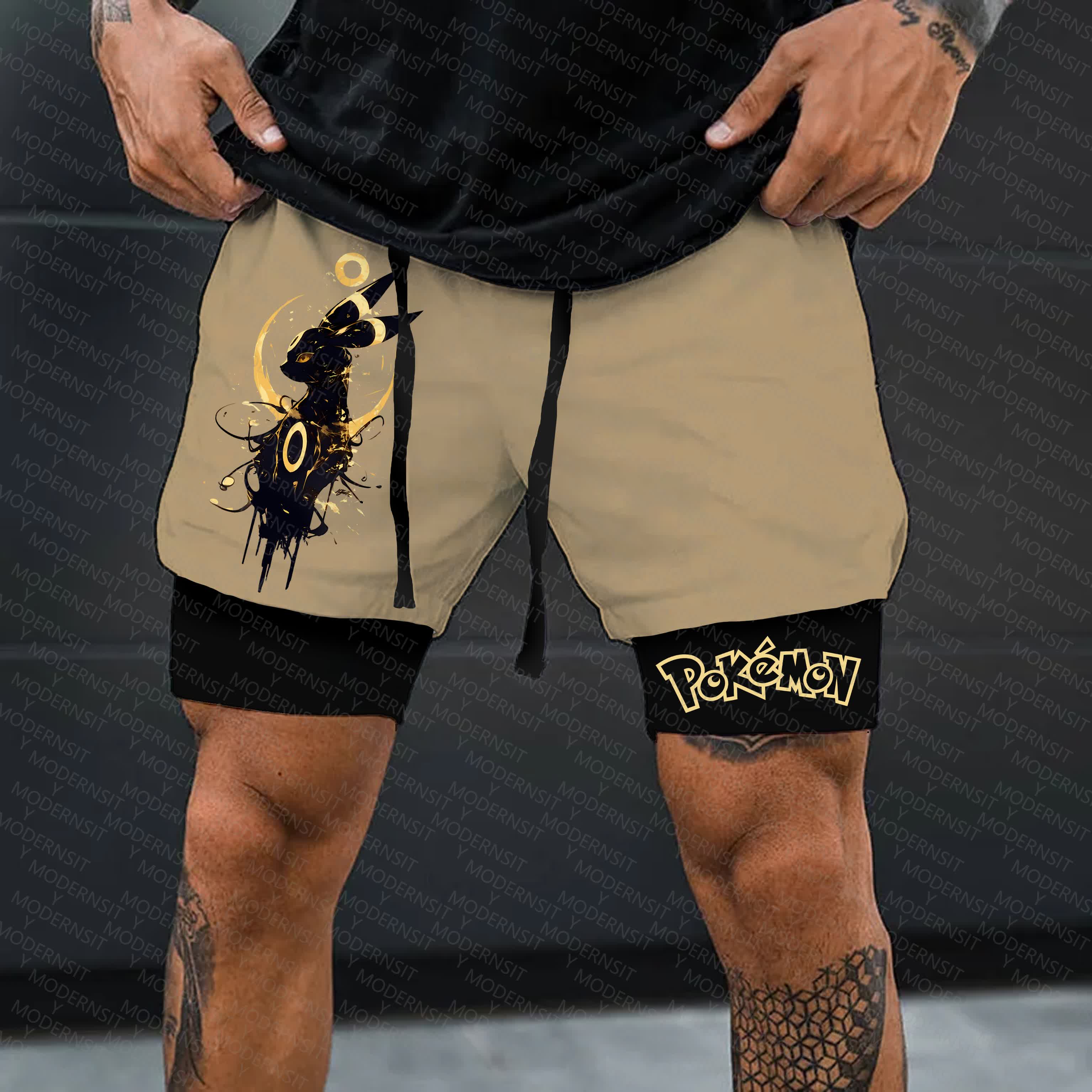 Unisex  “Pokémon” Casual Anime Streetwear Shorts