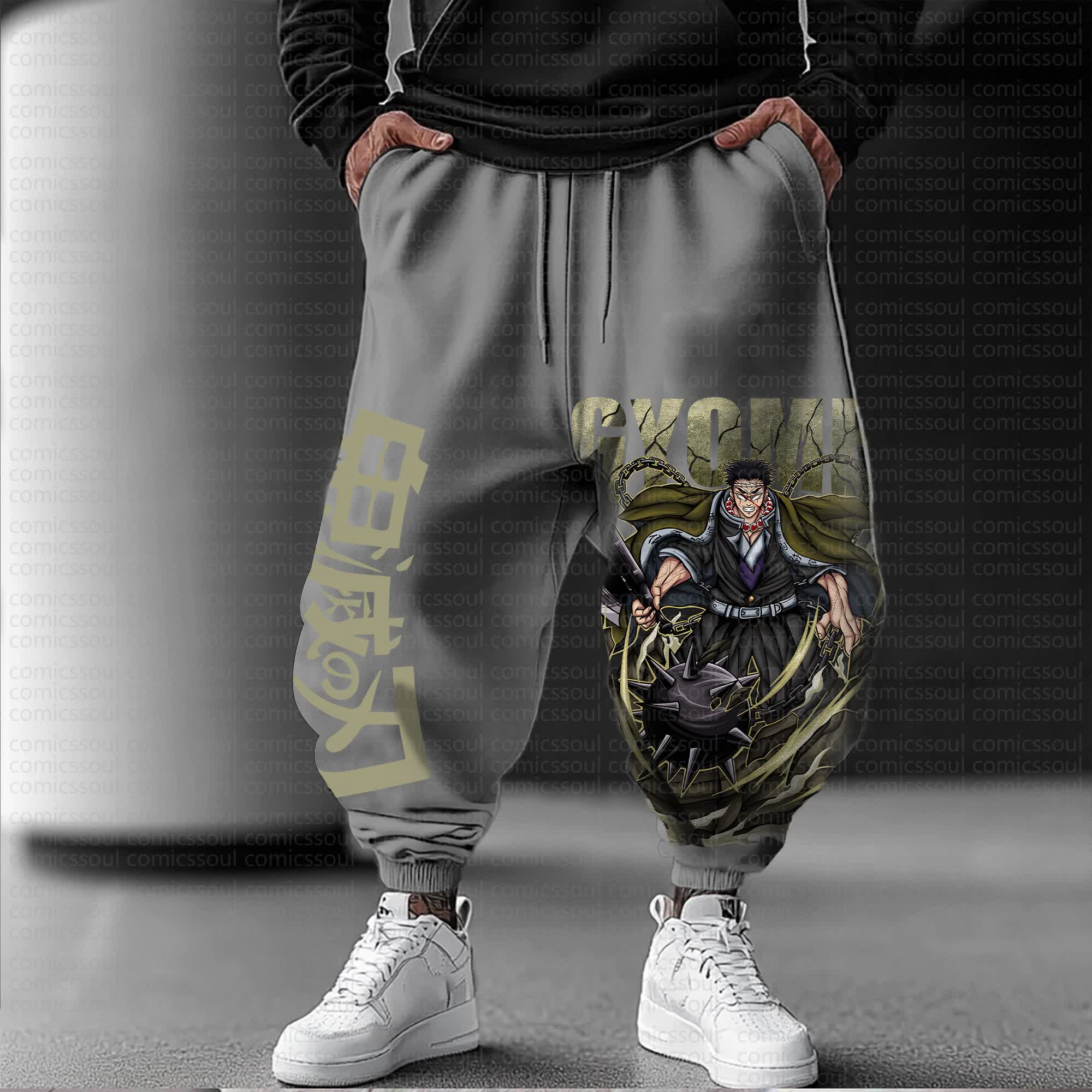 Unisex Anime Inspired Vintage Pants丨Demon Slayer