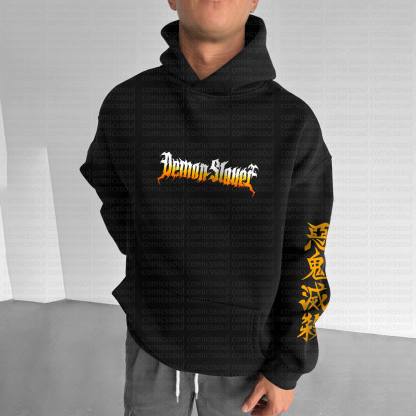 Unisex Anime Graphic Streetwear Vintage Hoodie丨Demon Slayer