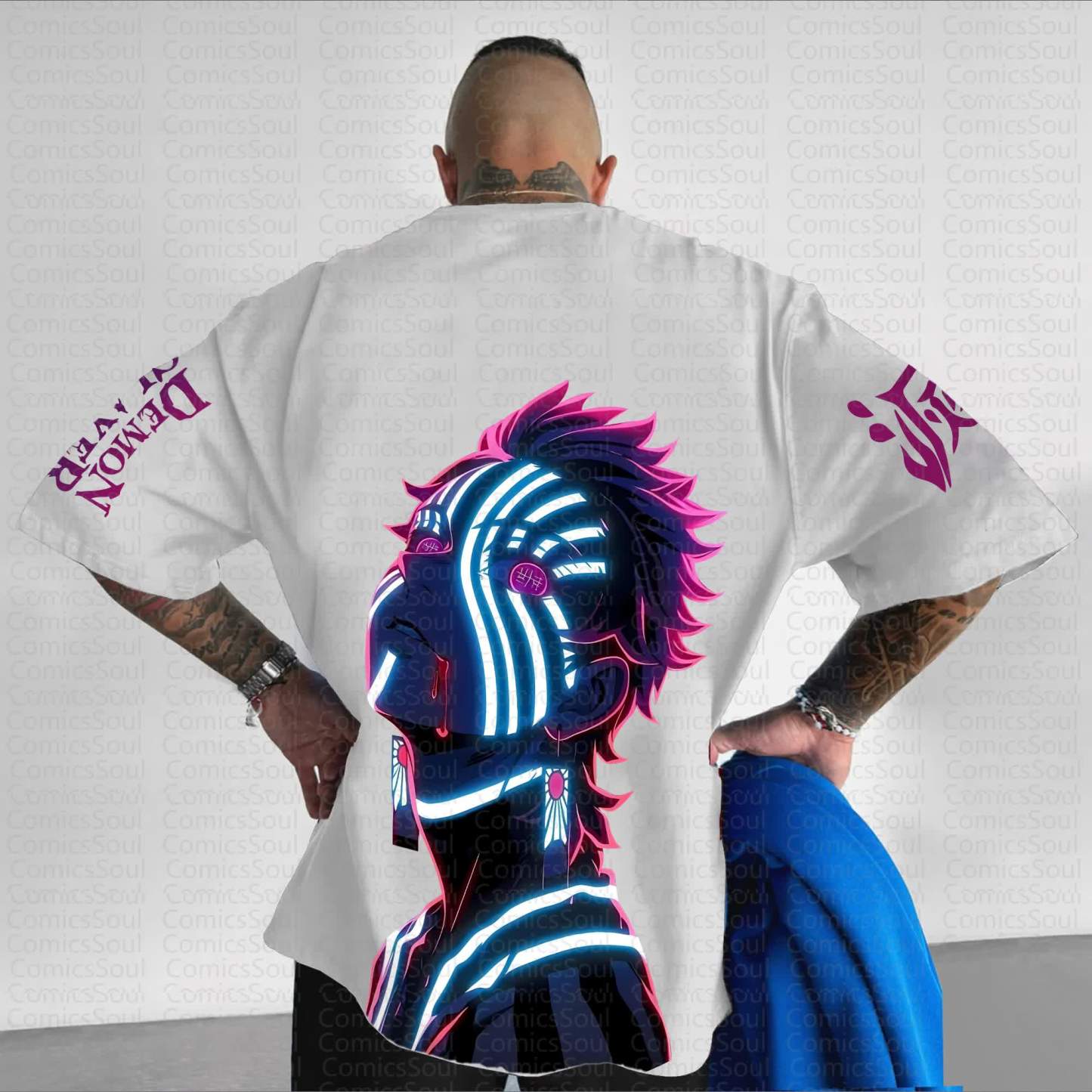 Unisex Anime Inspired Vintage T-Shirt丨Demon Slayer X Pokémon