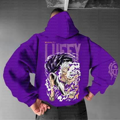 Unisex Anime Graphic Streetwear Vintage Hoodie丨One Piece