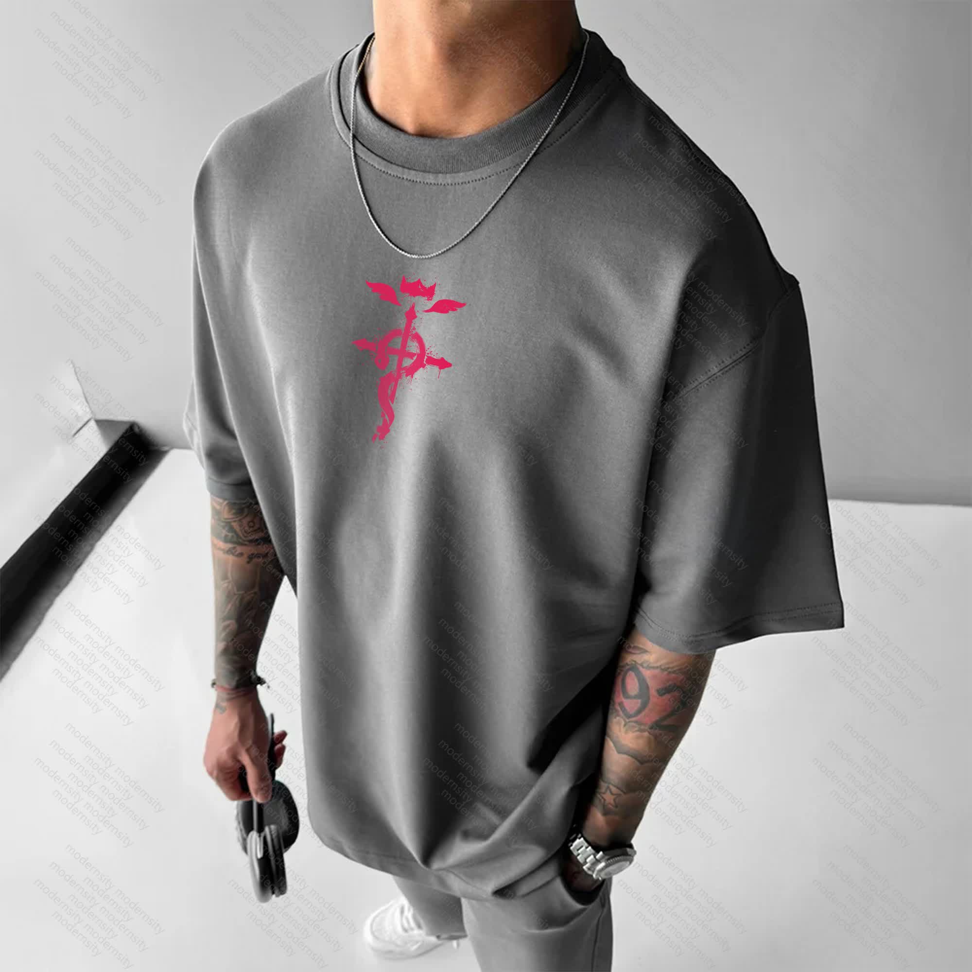 Unisex  "Fullmetal Alchemist" Anime Inspired Vintage T-Shirt