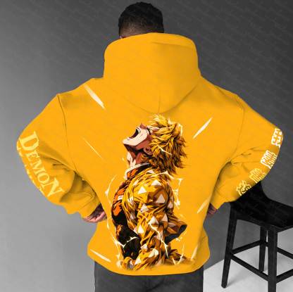 Unisex “Demon Slayer” Anime Graphic Streetwear Vintage Hoodie