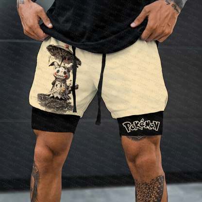 Unisex  “Pokémon” Casual Anime Streetwear Shorts