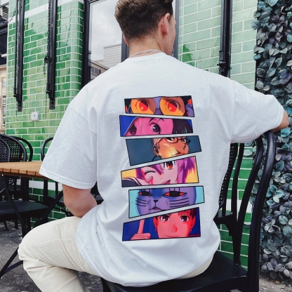 DANDADAN Cotton Unisex Round Neck Anime T-shirt