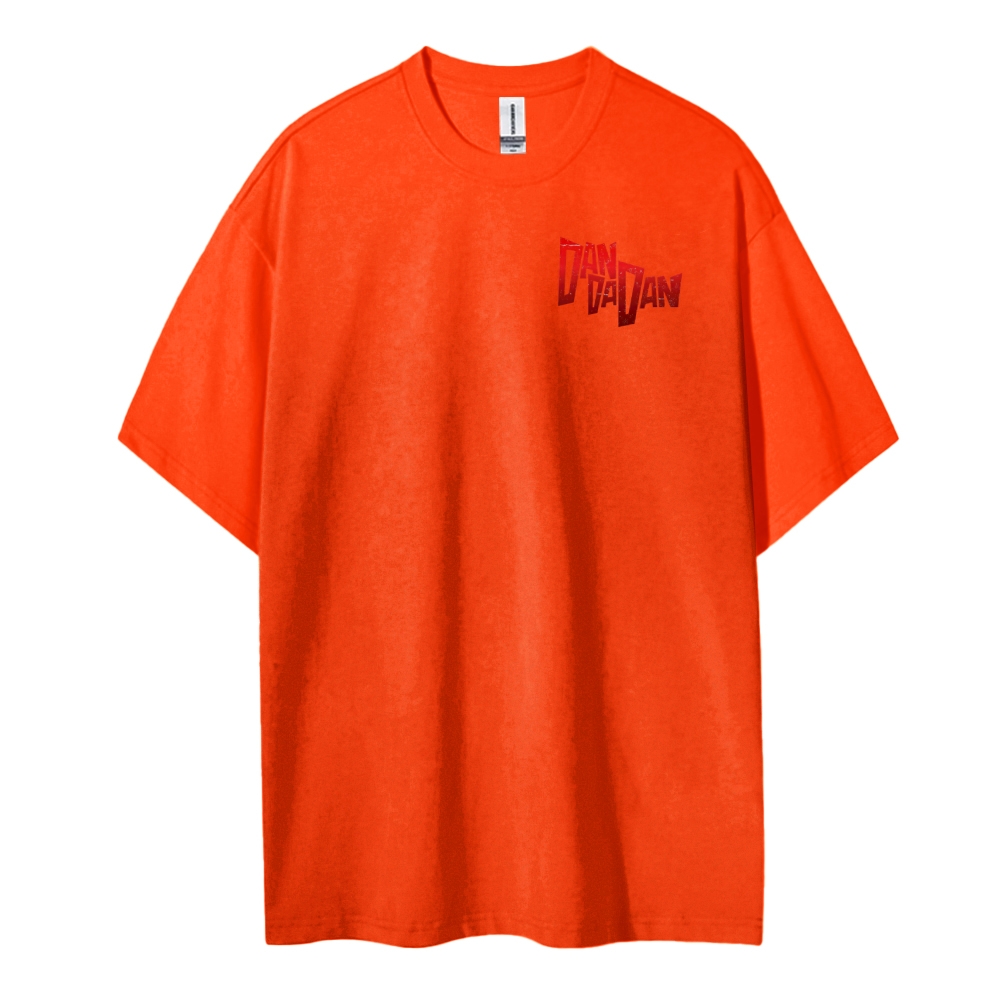 DANDADAN Cotton Unisex Round Neck Anime T-shirt