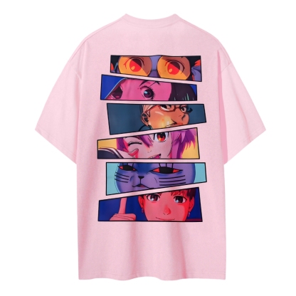 DANDADAN Cotton Unisex Round Neck Anime T-shirt