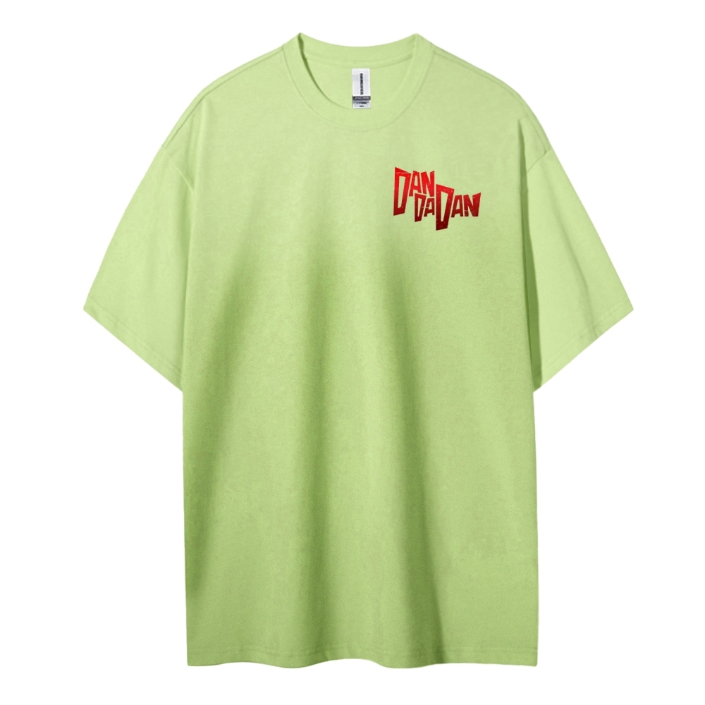 DANDADAN Cotton Unisex Round Neck Anime T-shirt