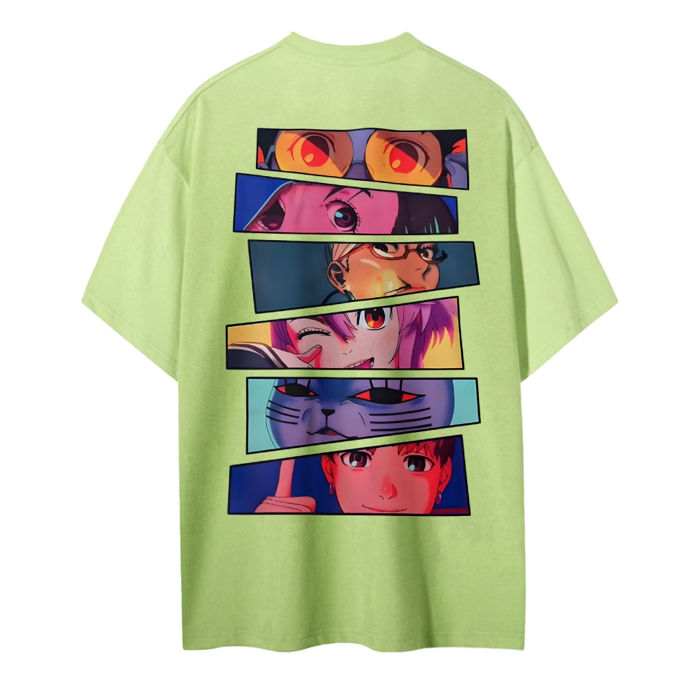 DANDADAN Cotton Unisex Round Neck Anime T-shirt