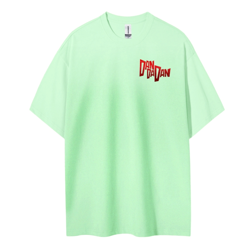 DANDADAN Cotton Unisex Round Neck Anime T-shirt