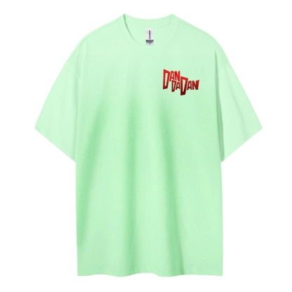 DANDADAN Cotton Unisex Round Neck Anime T-shirt