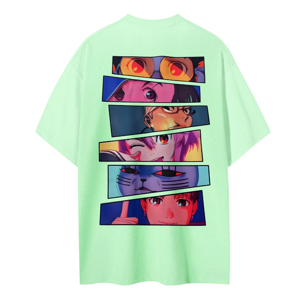 DANDADAN Cotton Unisex Round Neck Anime T-shirt