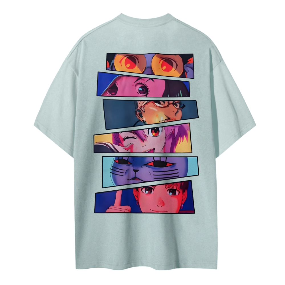 DANDADAN Cotton Unisex Round Neck Anime T-shirt
