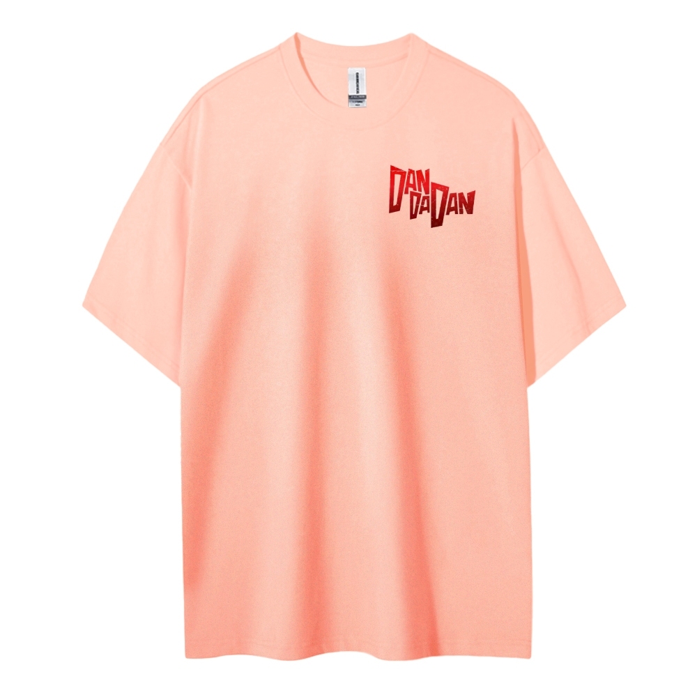 DANDADAN Cotton Unisex Round Neck Anime T-shirt