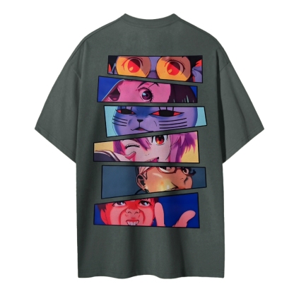 DANDADAN Cotton Unisex Round Neck Anime T-shirt