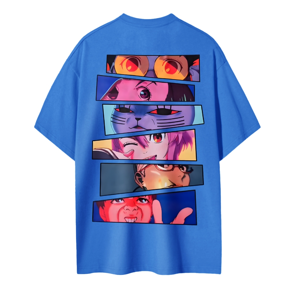 DANDADAN Cotton Unisex Round Neck Anime T-shirt