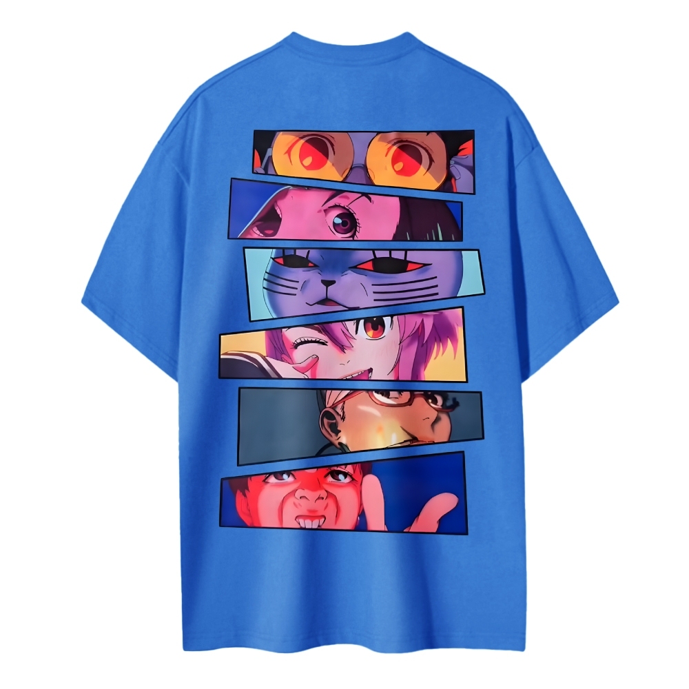 DANDADAN Cotton Unisex Round Neck Anime T-shirt