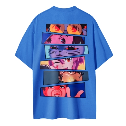 DANDADAN Cotton Unisex Round Neck Anime T-shirt