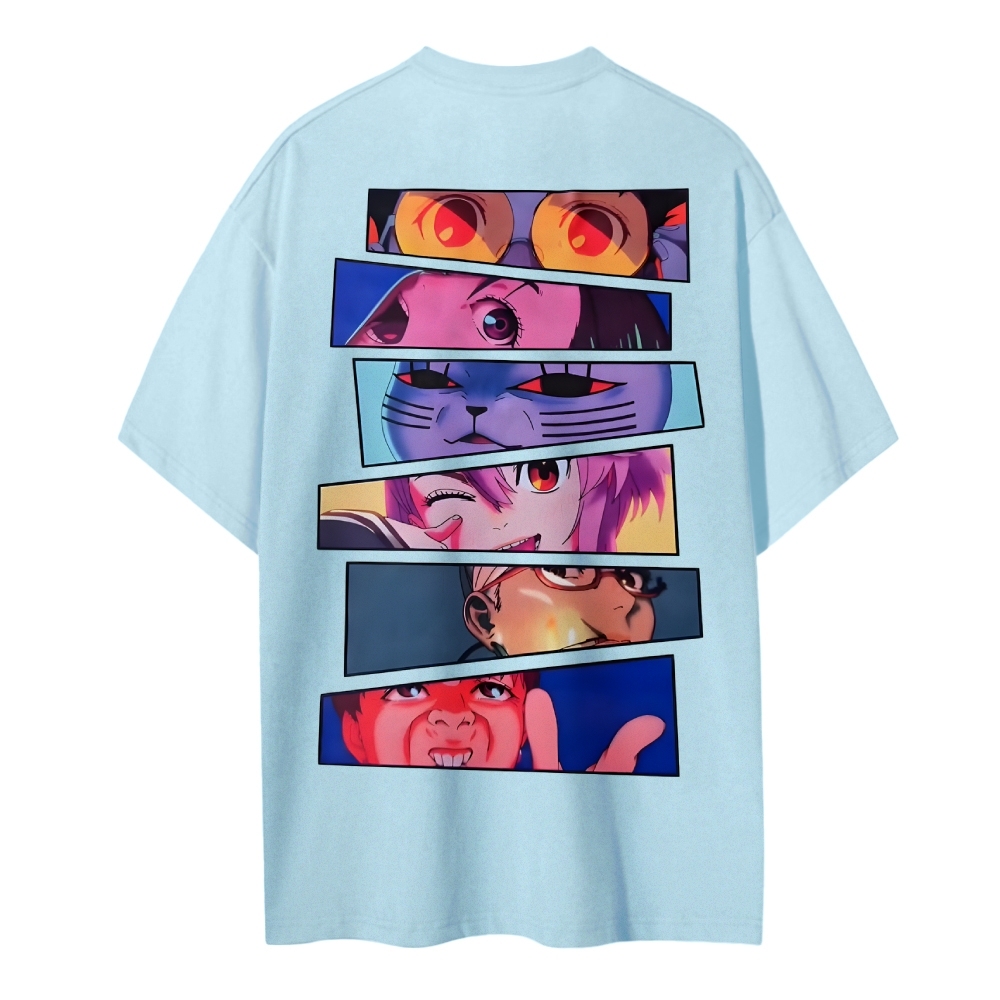 DANDADAN Cotton Unisex Round Neck Anime T-shirt