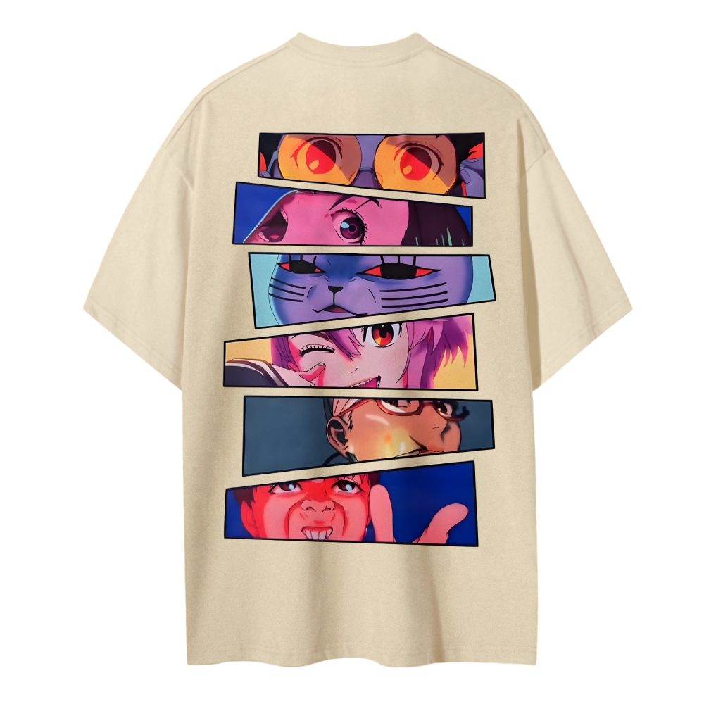 DANDADAN Cotton Unisex Round Neck Anime T-shirt