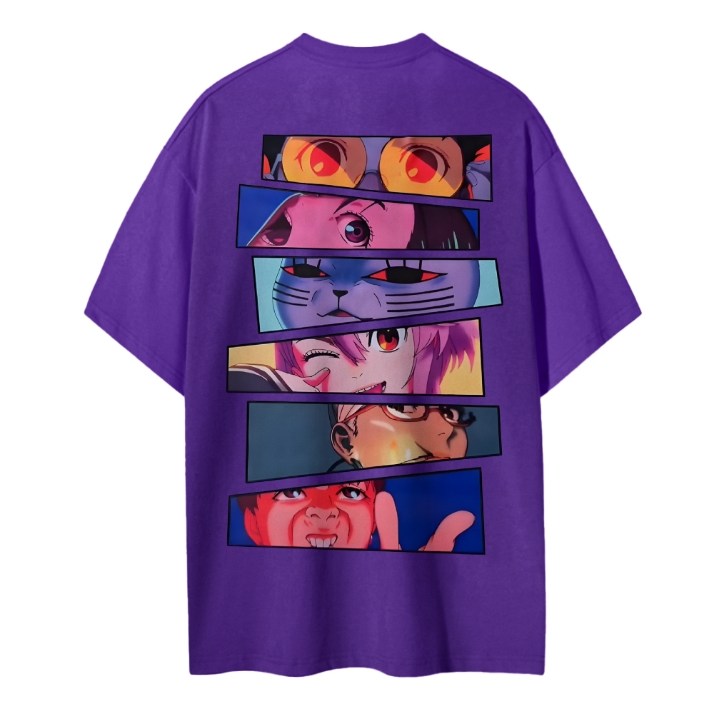 DANDADAN Cotton Unisex Round Neck Anime T-shirt