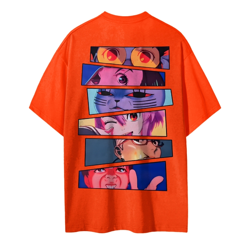 DANDADAN Cotton Unisex Round Neck Anime T-shirt