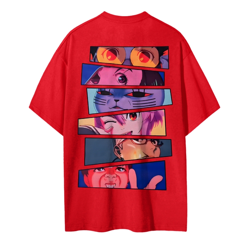 DANDADAN Cotton Unisex Round Neck Anime T-shirt