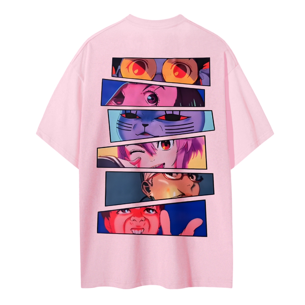 DANDADAN Cotton Unisex Round Neck Anime T-shirt