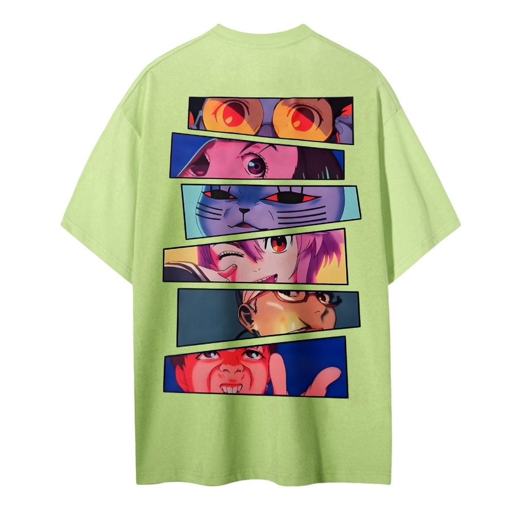 DANDADAN Cotton Unisex Round Neck Anime T-shirt