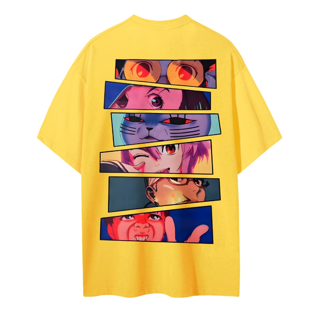 DANDADAN Cotton Unisex Round Neck Anime T-shirt