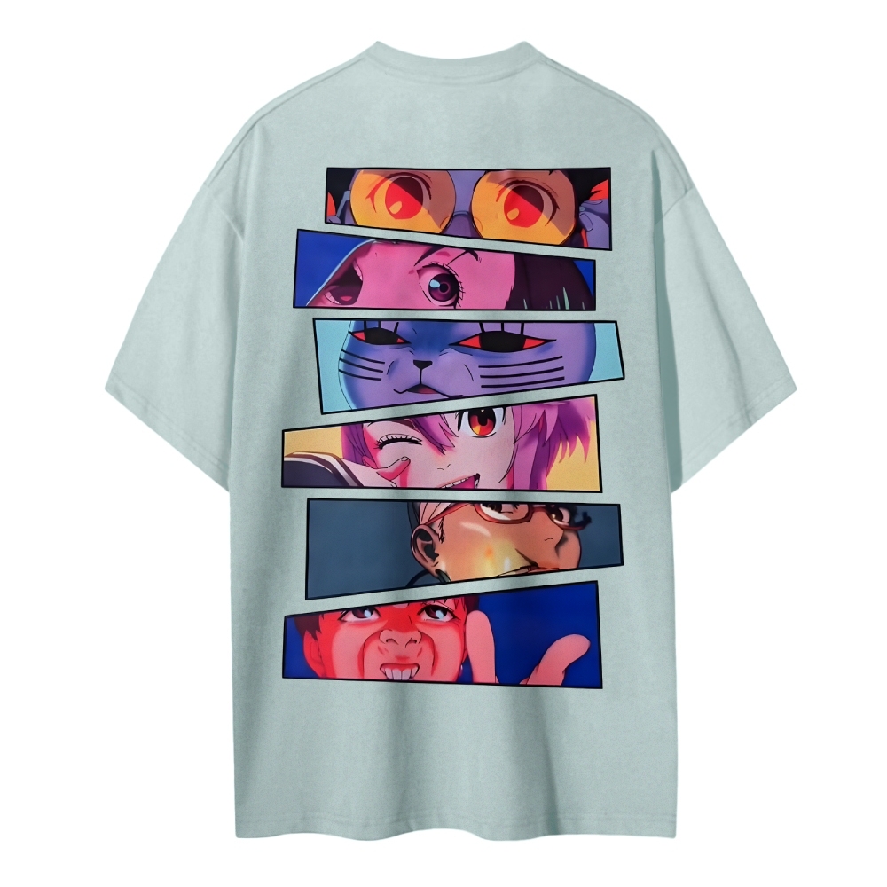 DANDADAN Cotton Unisex Round Neck Anime T-shirt
