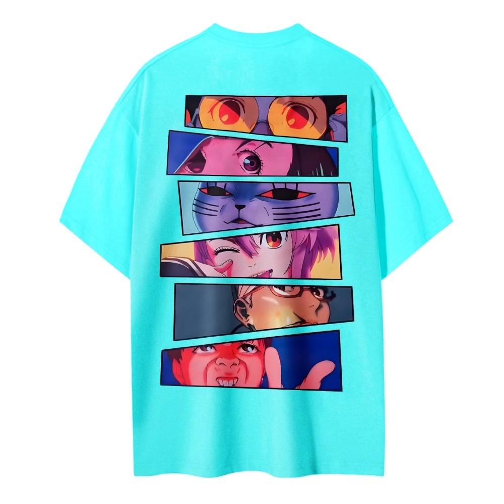DANDADAN Cotton Unisex Round Neck Anime T-shirt