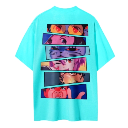 DANDADAN Cotton Unisex Round Neck Anime T-shirt