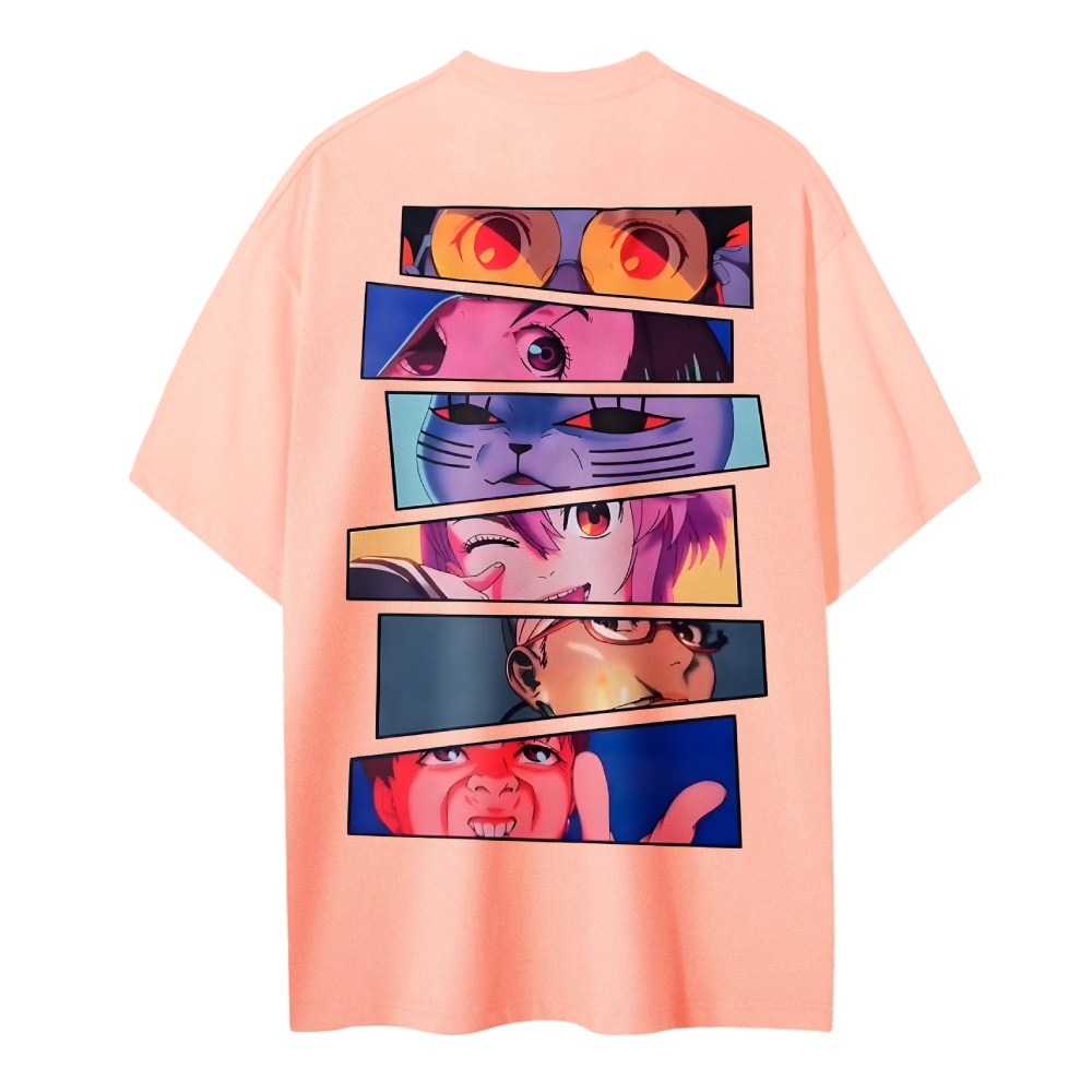 DANDADAN Cotton Unisex Round Neck Anime T-shirt