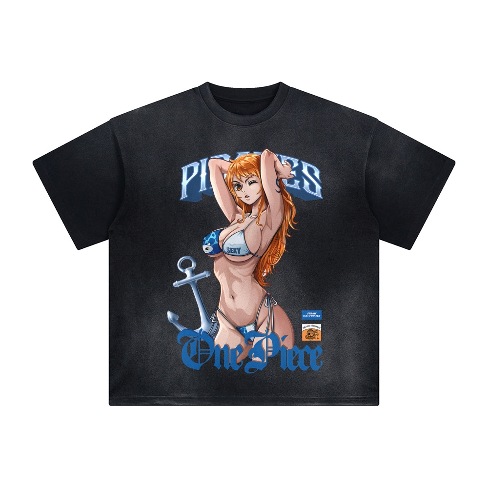 Unisex Anime Inspired Vintage T-Shirt