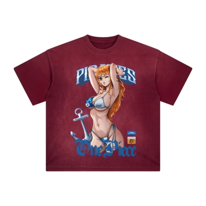 Unisex Anime Inspired Vintage T-Shirt