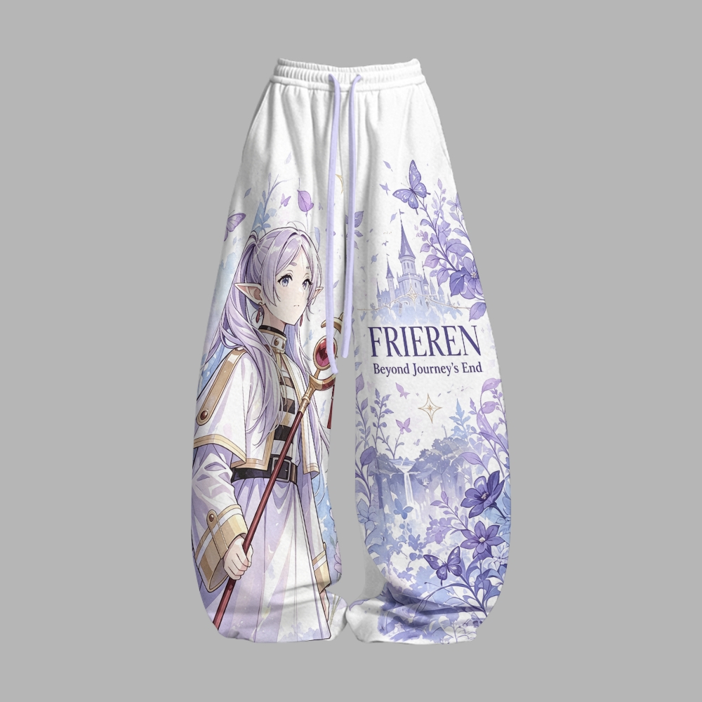 FRIEREN Hoodie & Pants TwoPiece Tracksuit Set