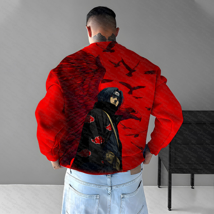 Unisex Anime Graphic Inspired Vintage Sweatshirt