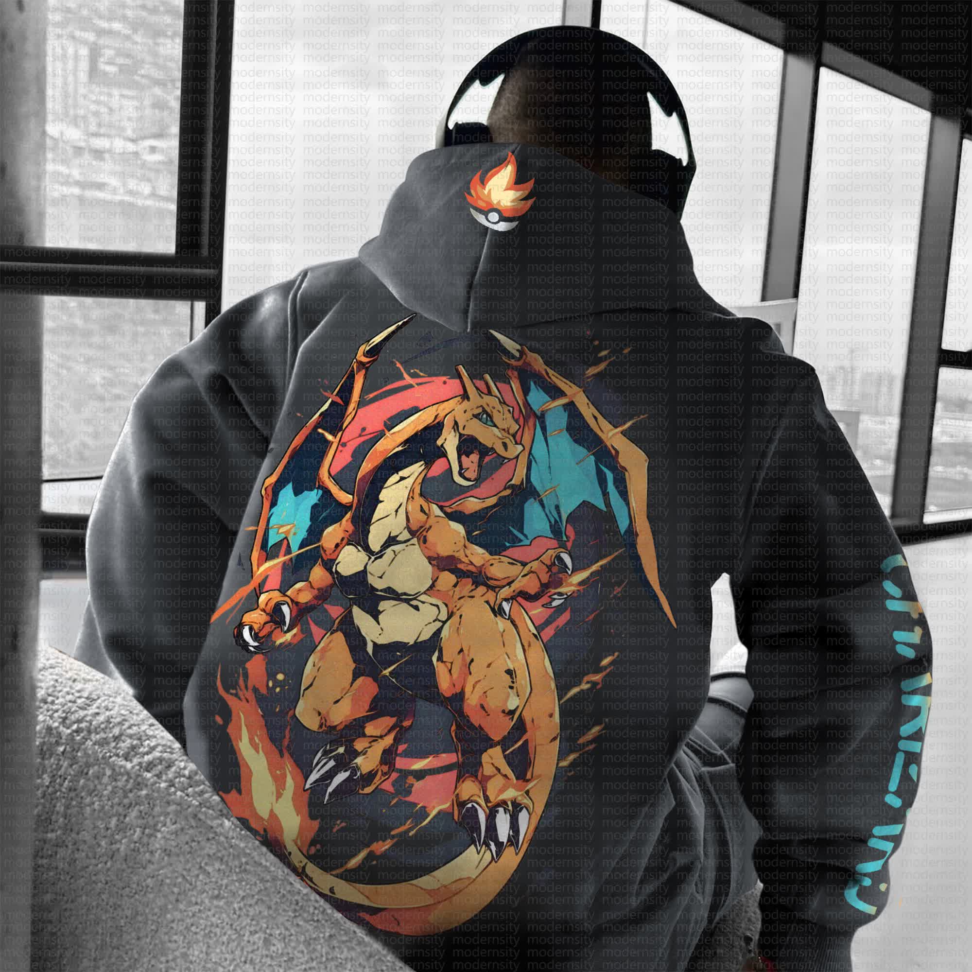 Unisex “Pokémon” Anime Graphic Streetwear Vintage Hoodie