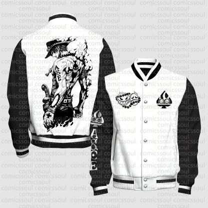 Unisex Vintage Anime Graphic Jacket