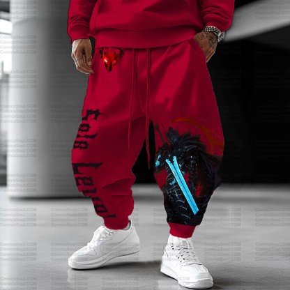 Unisex Anime Inspired Vintage Plush Pants