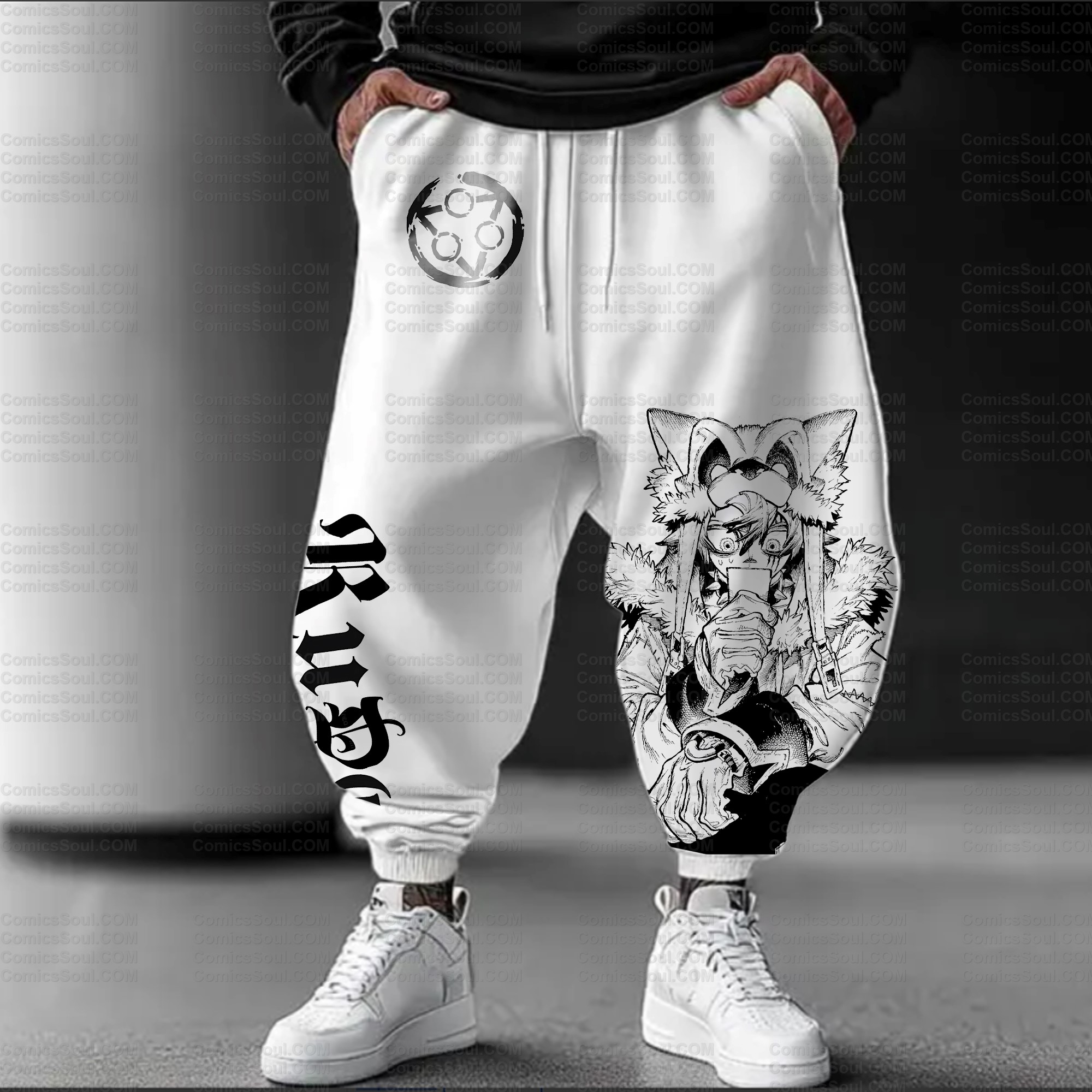 Unisex Anime Inspired Vintage Plush Pants